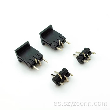 Conector de cabezal de clavija de paso de 1,27 mm 4P